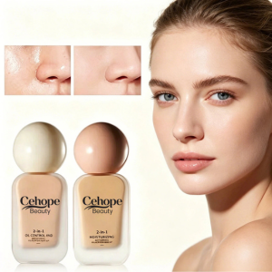 CeHope Beauty 2-in-1 Moisturizing Liquid Foundation 30ml  Long Lasting Waterproof Lightweight Breathable Vegan Makeup Base