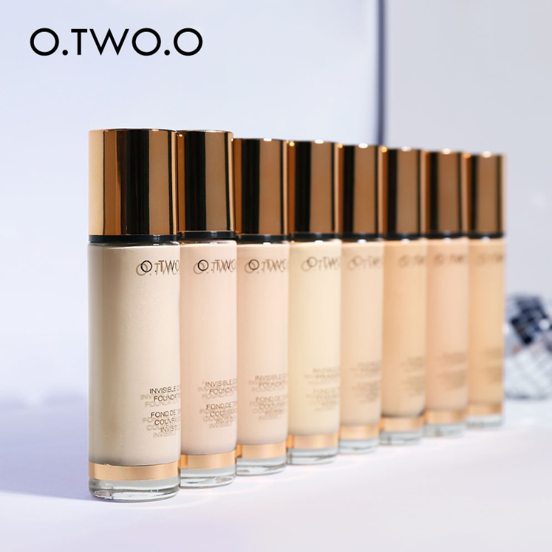 O.TWO.O Long Lasting Waterproof Oil Control Liquid Foundation 30ml - Matte Full Coverage Concealer | Invisible Cover Foundation