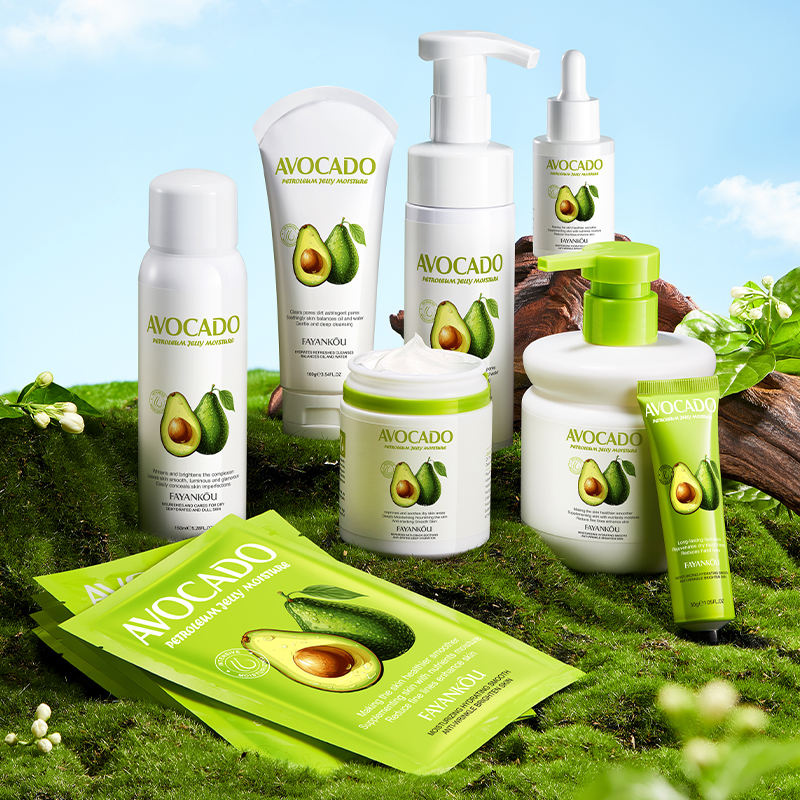 Avocado Deep Moisturizing Skincare Gift Set - 7 Piece Hydrating Collection