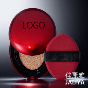 JALIYA Air Cushion Liquid Foundation - Waterproof Oil Control Whitening Cushion Foundation with Puff (15g)